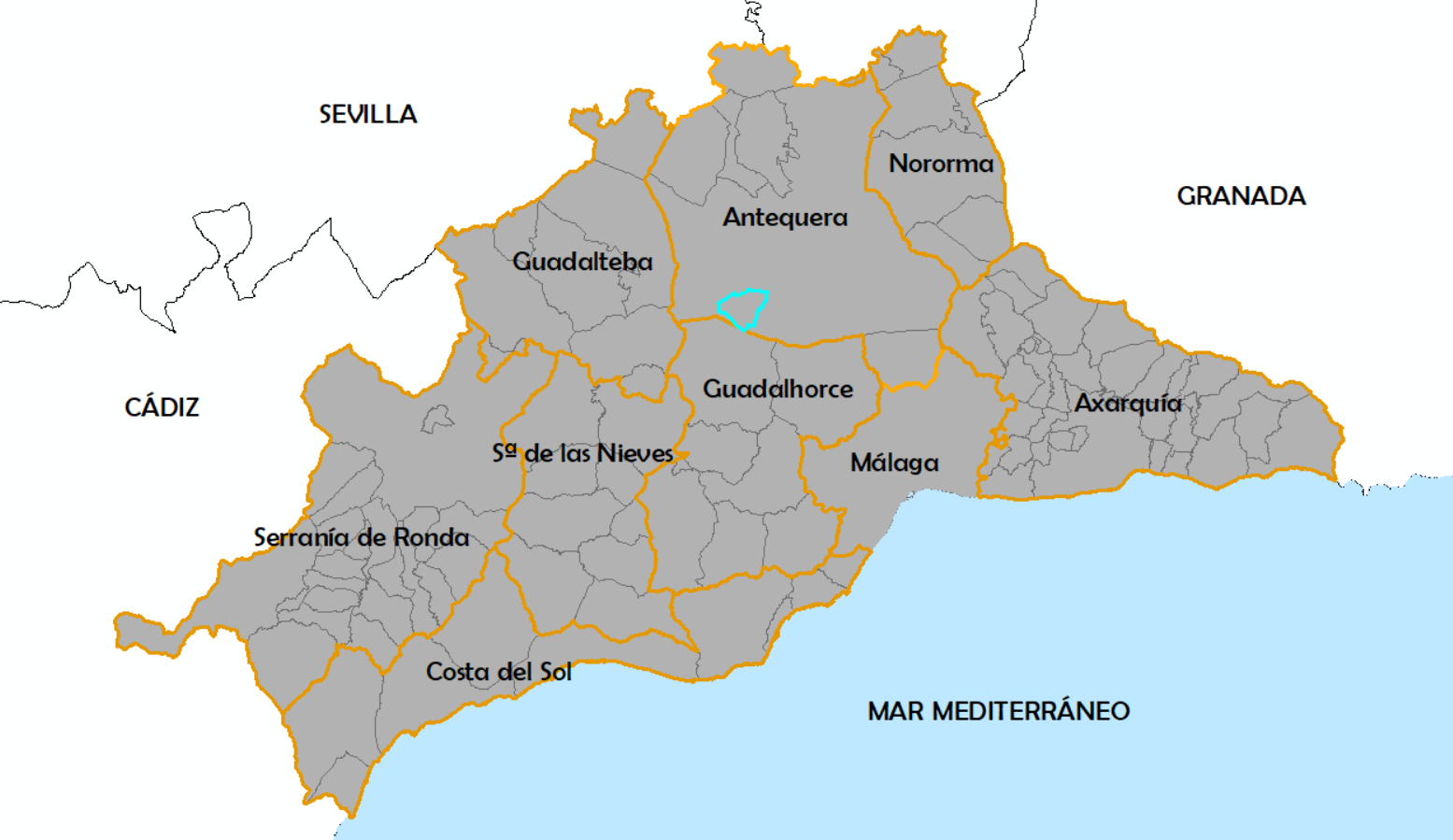 Mapa de VALLE DE ABDALAJÍS